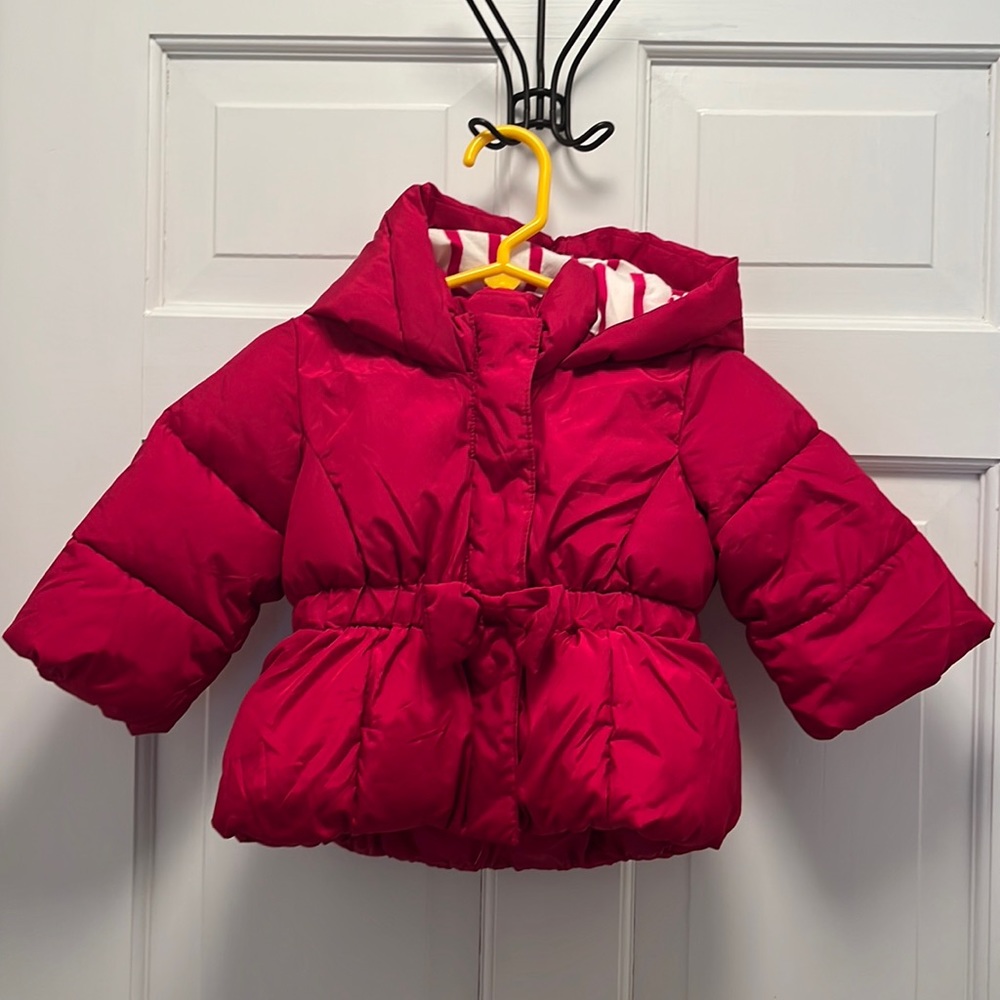{babyGap} Red Hooded Puffer Jacket